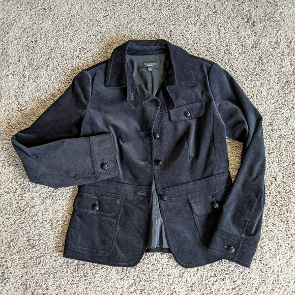 Talbots Jackets & Blazers - Talbot's Black Velvet Blazer
